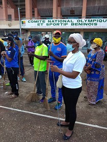 Journée de nettoyage au BENIN