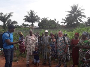 Le Chef coutumier du village d'ALLADA